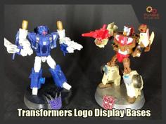 Transformers Display Bases – Autobot & Decepticon 3D Printer Model