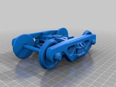 Railroad Bogie (Truck) Kit 3D Printer Model