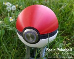 Basic Pokeball 3D Printer Model