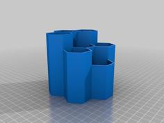 Honeycomb Pencilbox (parametric) 3D Printer Model