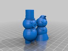 Classy Pig Couple 3D Printer Model