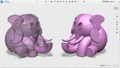 Elephant #MakerEdChallenge 3D Printer Model