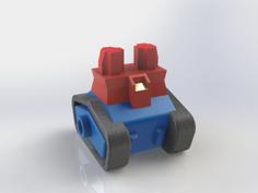 Guntank (Lower Body) For LEGO Minifig 3D Printer Model