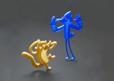 Mordecai And Rigby 3D Printer Model