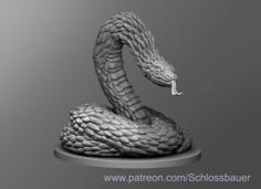 Giant Snake 3D Printer Model