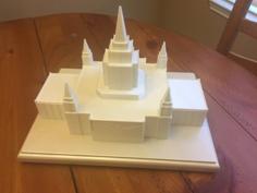 Oakland Temple, Internal Lighting, Center Portion 3D Printer Model