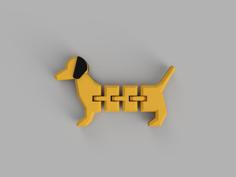 Articulated Sausage Dog – Multiple Sizes Available 3D Printer Model