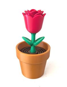 Springy Flower Fidget 3D Printer Model