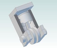 Movable 3D Printed Engine. 3D Printer Model