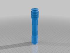 Dual Sided Light Saber 3D Printer Model