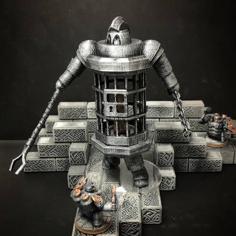 Netherforged Iron Jailer (28mm/32mm Scale) 3D Printer Model