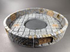 OpenForge 2.0 Dungeon Stone Curved Floors 3D Printer Model