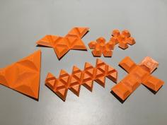 Foldable Polyhedra 3D Printer Model