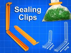 Sealing Clips For Bags – Clamp – Sealer – Kitchen 3D Printer Model