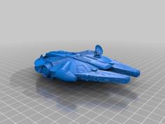 Millennium Falcon Penny Bottle Opener (5C) 3D Printer Model