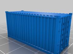 20′ Standard Container In 1:160 3D Printer Model