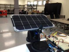 Dual Axis Solar Tracker 3D Printer Model