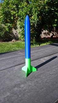 Compressed Air Rocket 3D Printer Model