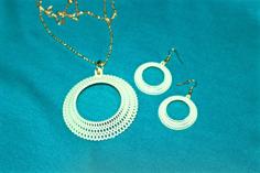 Crochet Pendant Set 3D Printer Model