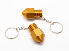 Nozzle Keychain 3D Printer Model