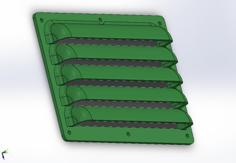 Ventilation / Cooling Grid Cover 3D Printer Model