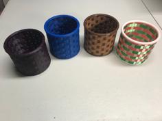 3D Printed Woven Basket 3D Printer Model