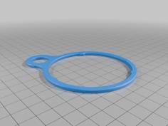 Carabiner Ring On Nalgene Water Bottle (stl, Step, Gcode) 3D Printer Model