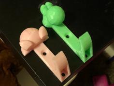 Yoshi Wall Hook / Hanger (Nintendo) 3D Printer Model