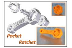 Pocket Ratchet Wrench 3D Printer Model