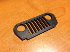 Jeep Wrangler TJ Grill Keychain 3D Printer Model