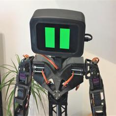 Aster Humanoid Robot 3D Printer Model