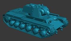 KV-1 With L-11 Gun 3D Printer Model