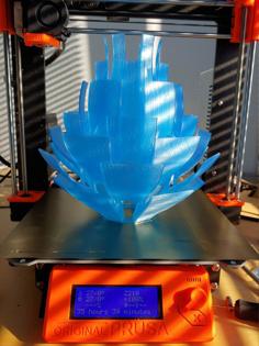 Artichoke Lamp Shade For Prusa MK3 3D Printer Model