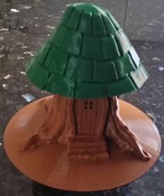 Tree Stump House Tea-Light 3D Printer Model