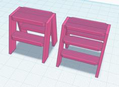 Step Stool 3D Printer Model