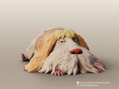 Heen(Howl’s Moving Castle) 3D Printer Model