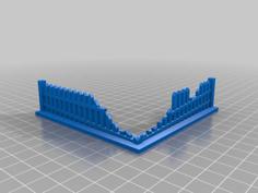 28mm – 1/56 Rural Fence Set 3D Printer Model