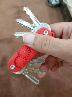 Fidget Swiss Army Keychain 3D Printer Model