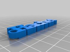 Personnalised Key Holder 3D Printer Model