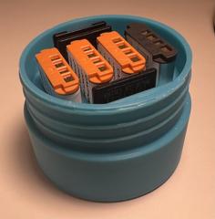 NP-BX 1 Battery Container With SD Card Storage 3D Printer Model