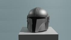 Lego Compatible Mando Helmet 3D Printer Model