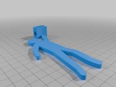 Stick-man Hanging From Hat Clip 3D Printer Model