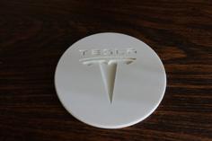 Tesla Logo Coaster 3D Printer Model