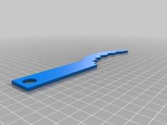 Bicycle Gear Cleaning Tool 3D Printer Model