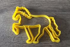 Icelandic Horse Cookie Cutter 3D Printer Model