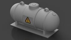 Propane Tank Terrain Piece 3D Printer Model