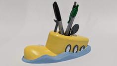 Submarine Pencil Holder 3D Printer Model