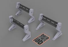 Desktop DIN Rail Stand 75/90 Degrees – Supporto Barra DIN Da Tavolo 3D Printer Model