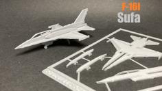 F-16I Sufa Kit Card 3D Printer Model