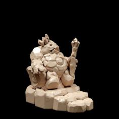 Dirt King (immobile Variant, 28mm/32mm Scale) 3D Printer Model